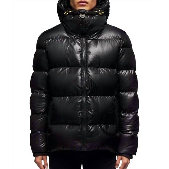 NEW JACK1T prime slick down puffer jacket in black - Picture 1 of 3